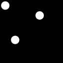 aktive image draw circles width 128 height 128 radius 8 centers {10.25 10.75} {30.3 80.6} {80.1 30.9}