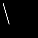 aktive image draw line width 128 height 128 from {10.1 10.9} to {30.3 80.6} strokewidth 1.1